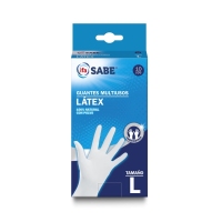 Luvas multiusos látex IFA SABE talle grande 10 unidades