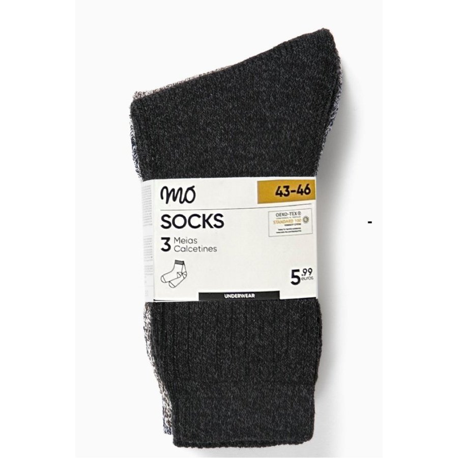 Pack 3 calcetines trecking talla 43-46