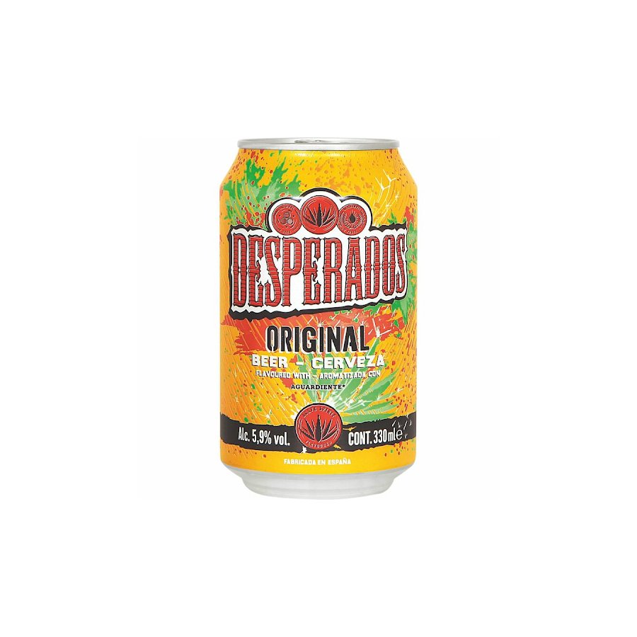 Cerveza DESPERADOS lata 33 cl