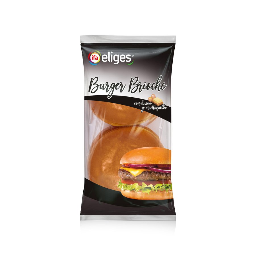 Burger brioche IFA ELIGES 4 unidades 220 g