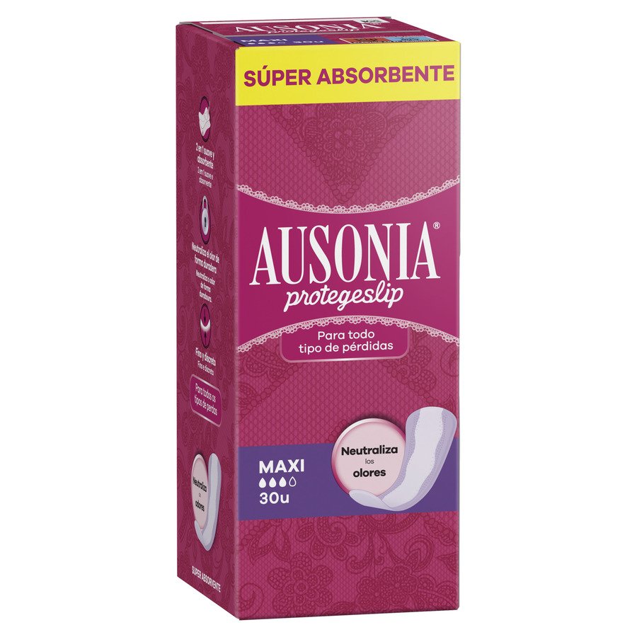 Protegeslip AUSONIA Maxi 30 unidades