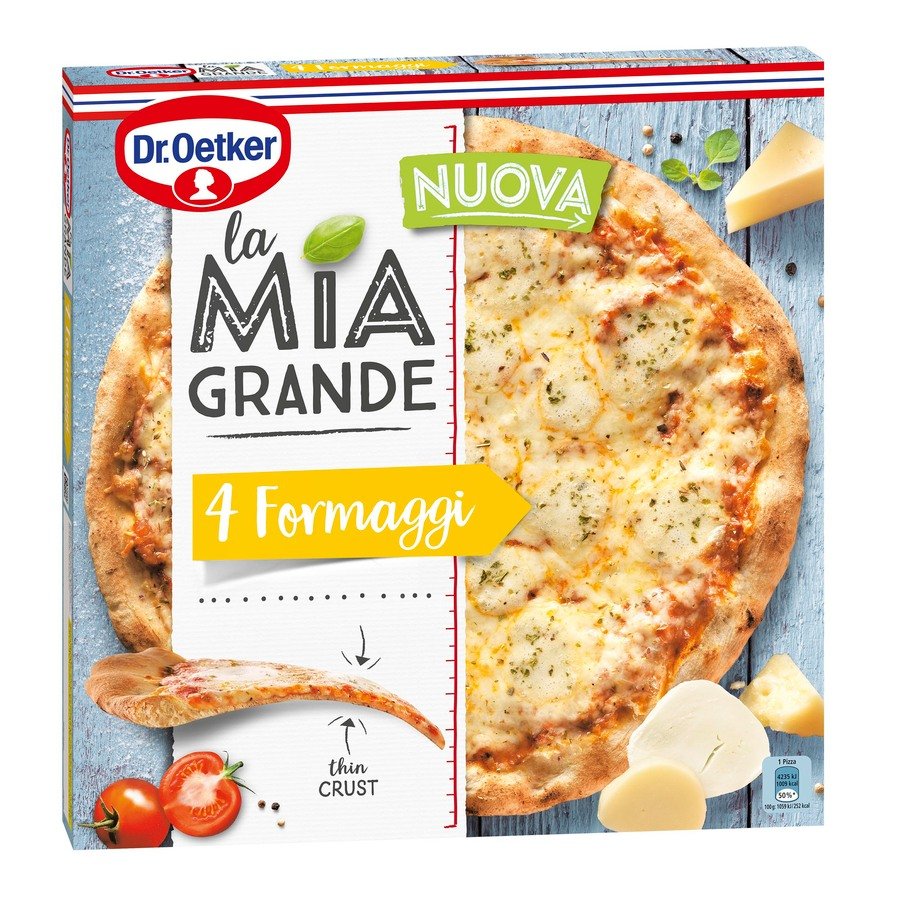 Pizza La Mia Grande 4 quesos DR.OETKER 400 g