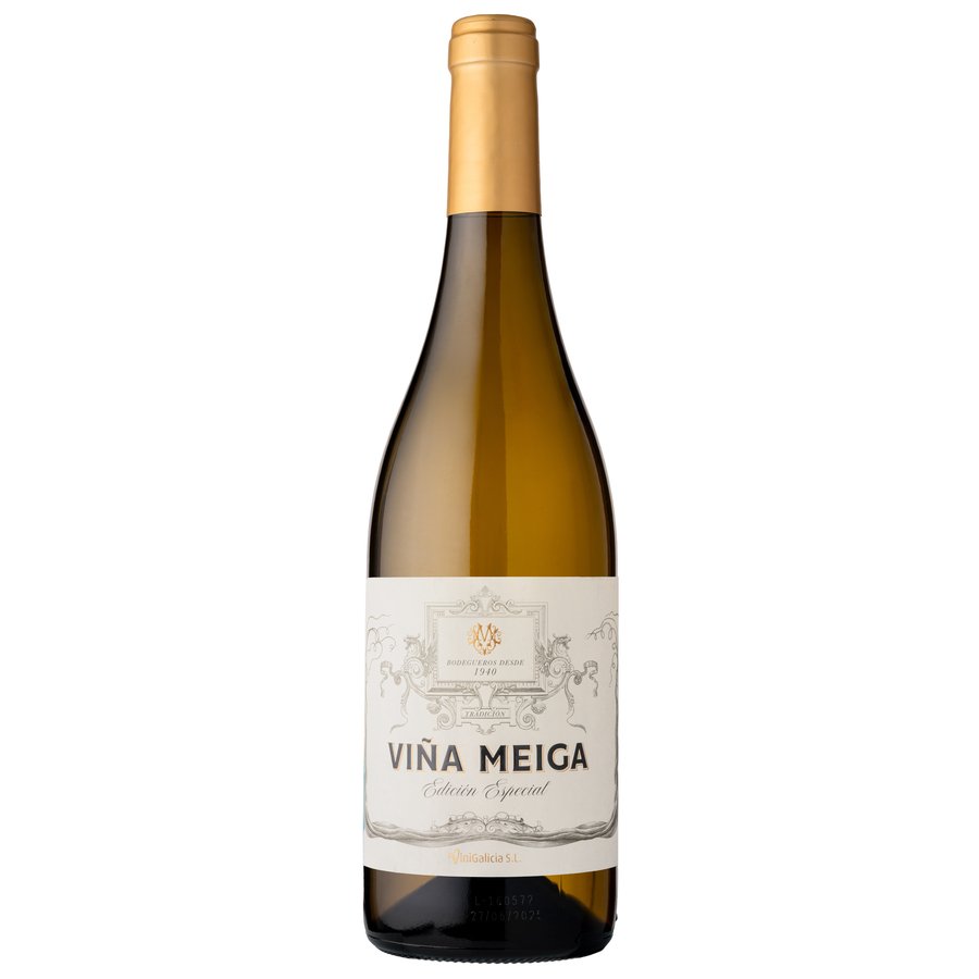 Vino blanco de mesa VIÑA MEIGA botella 75 cl