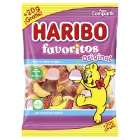 Caramelos goma HARIBO Favoritos orixinal 150 g + 20 g de balde