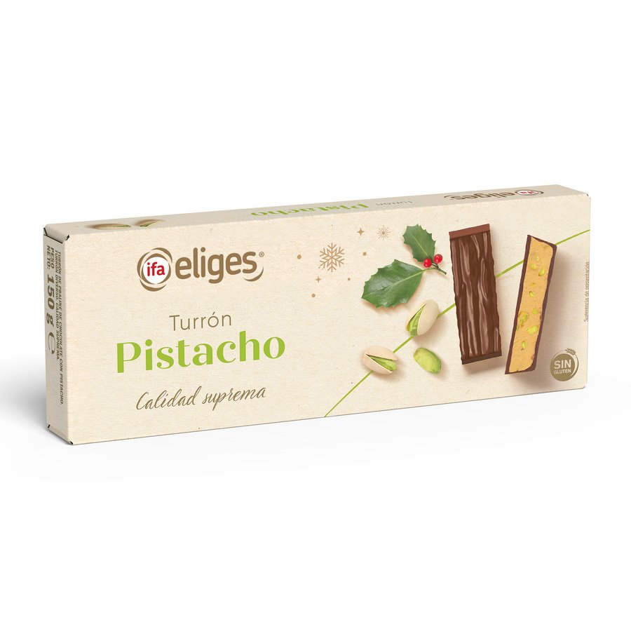 Turrón pistacho IFA ELIGES 150 g