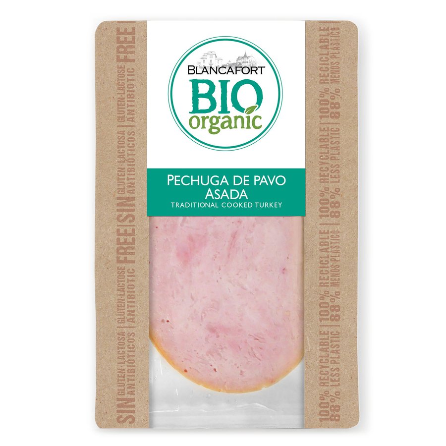 Pechuga pavo asada bio organic BLANCAFORT 80 g