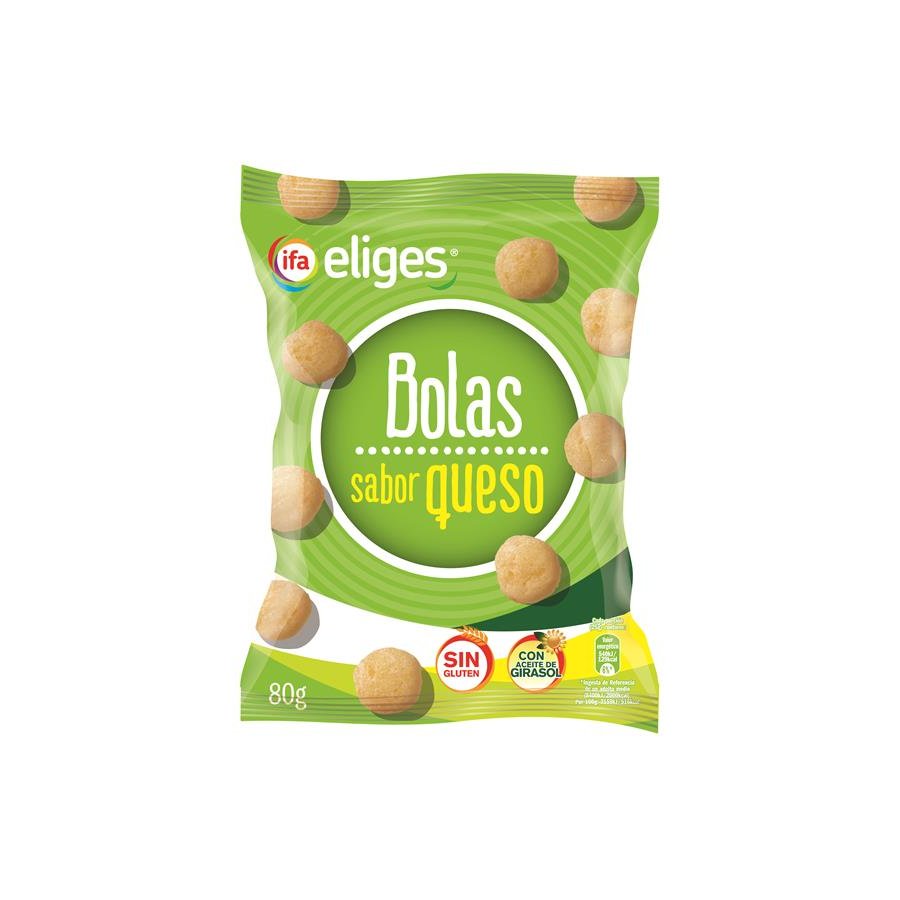 Bolas sabor queso IFA ELIGES 80 g