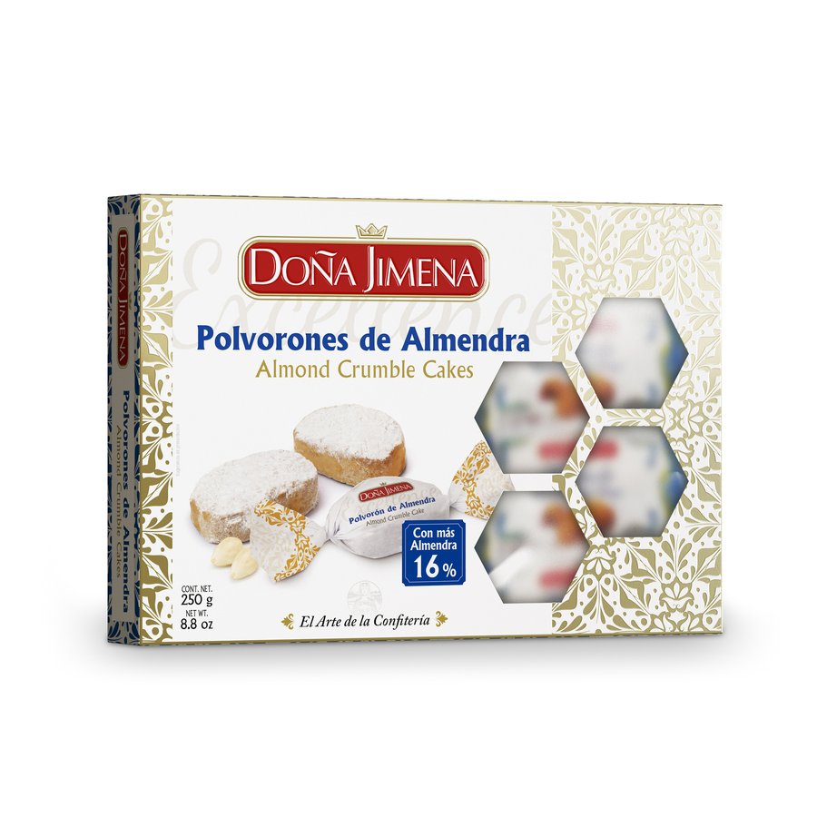 Polvorones almendra DOÑA JIMENA estuche 250 g