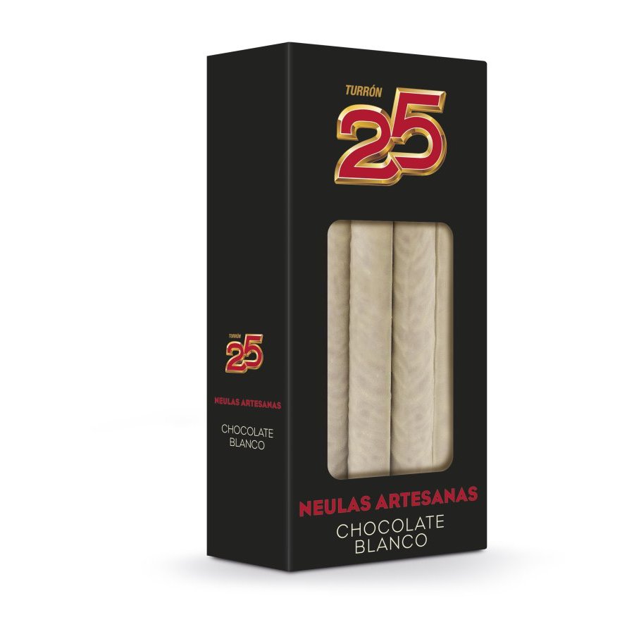 Neulas artesanas 25 chocolate blanco 140 g