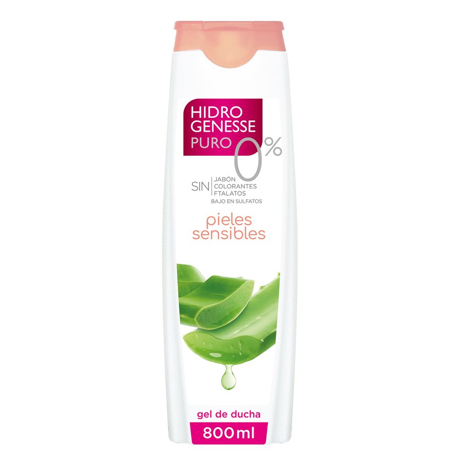 Gel de ducha baño pieles sensibles HIDROGENESSE 800 ml