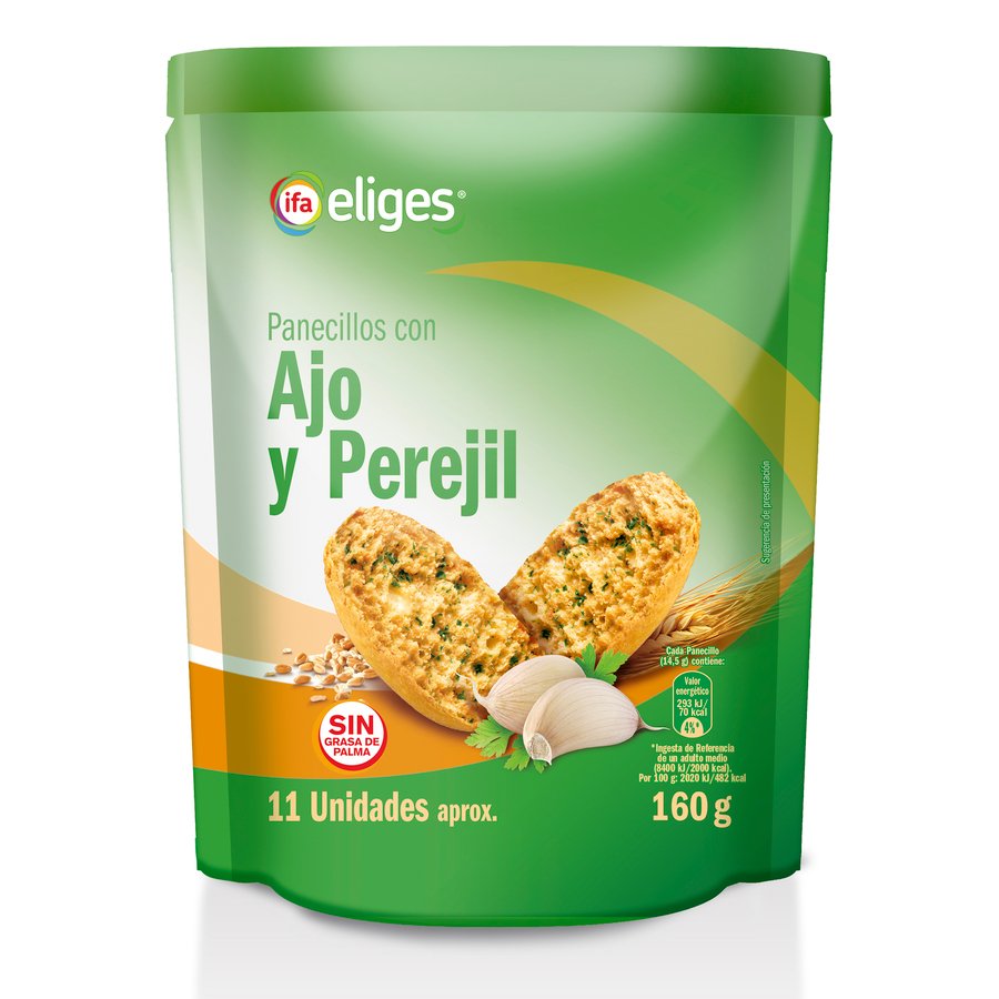 Panecillos con ajo y perejil IFA ELIGES 160 g