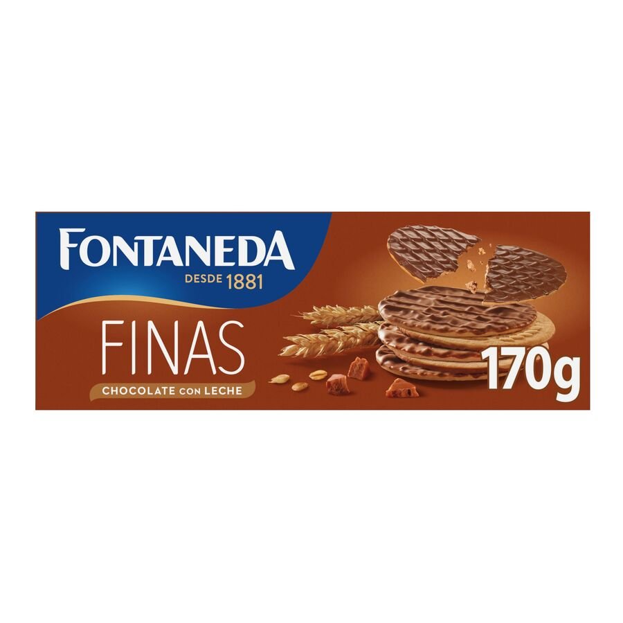 Galletas FONTANEDA Finas chocolate con leche 170 g