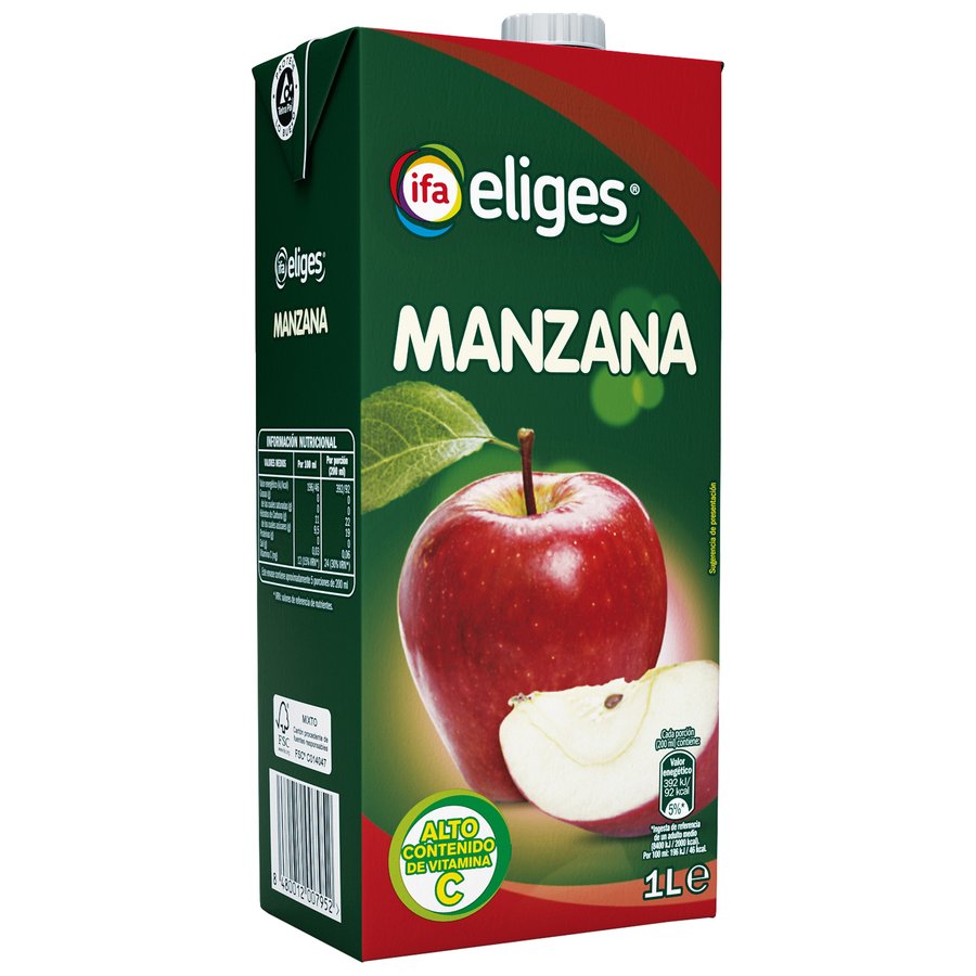 Zumo manzana IFA ELIGES 1 l