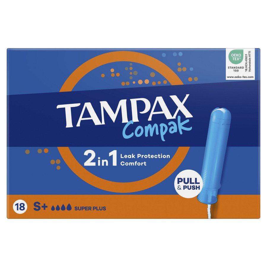 Tampones TAMPAX Compak superplus 18 unidades