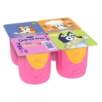 Queso fresco petit DANONE DANONINO fresa-plátano 4x100 g