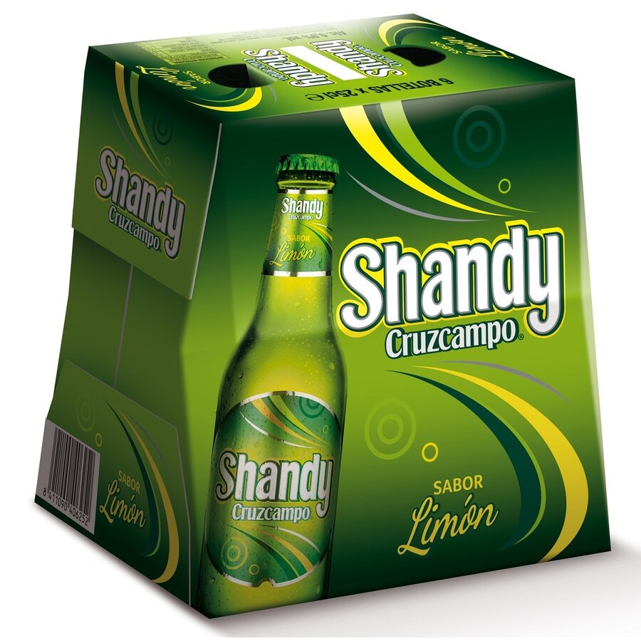 Cerveza Shandy CRUZCAMPO botellín pack 6x25 cl