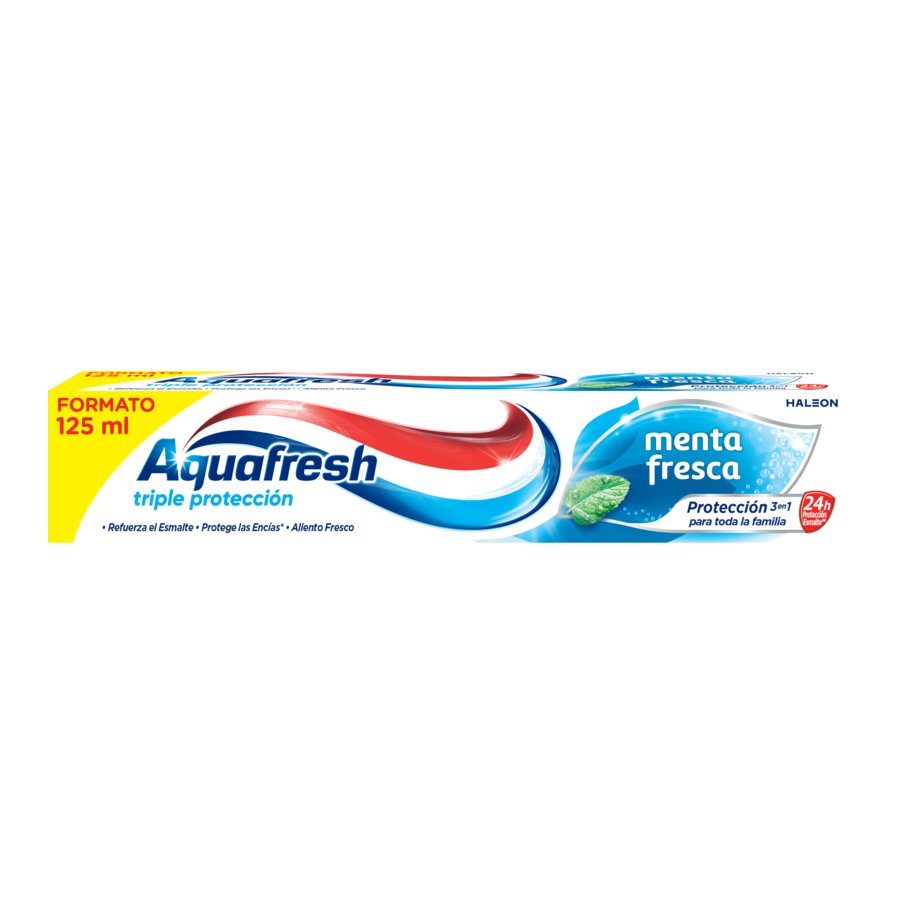 Dentífrico AQUAFRESH menta fresca 125 ml