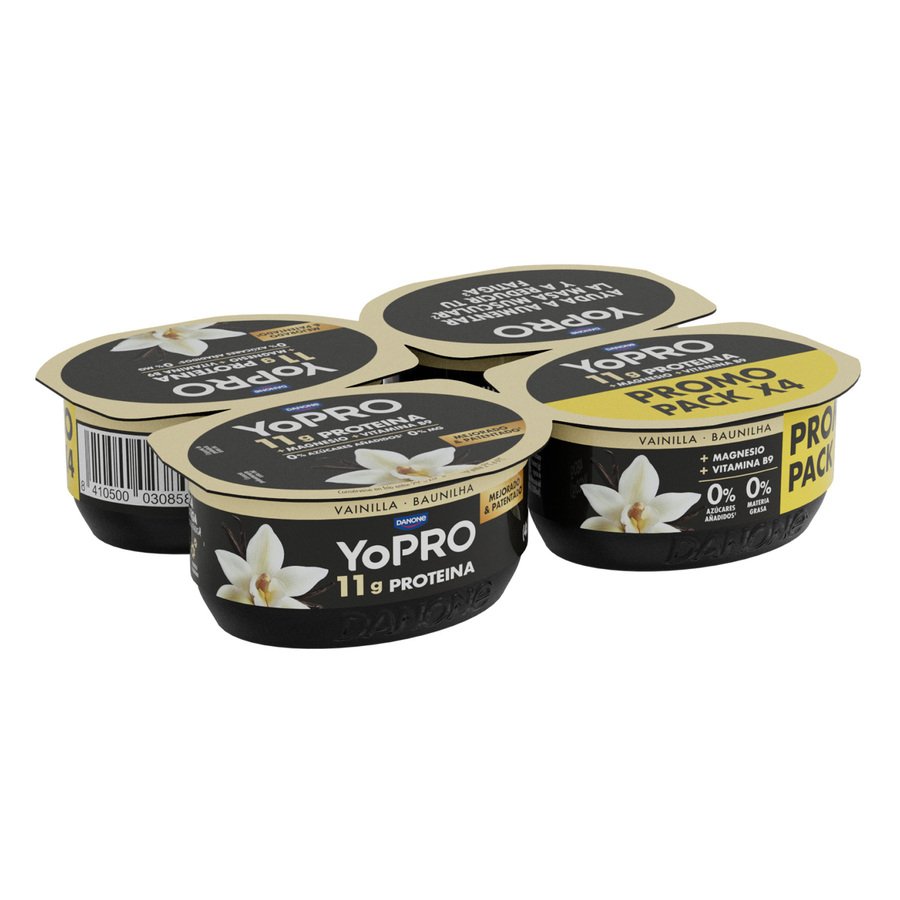 Leche fermentada DANONE YOPRO vainilla 4x120 g