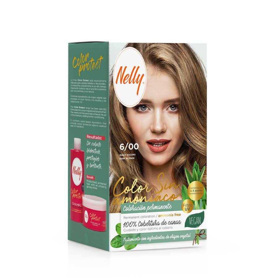 Tinte NELLY sin amoníaco rubio oscuro 6/00