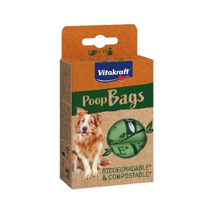Bolsa mascota bio VITAKRAFT 3X15 unidades