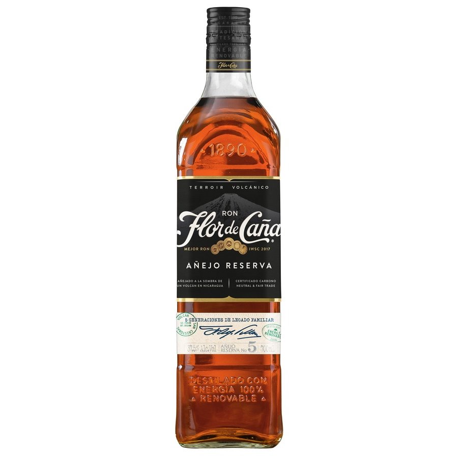 Imagen de Ron FLOR DE CAÑA 5 años botella 70 cl