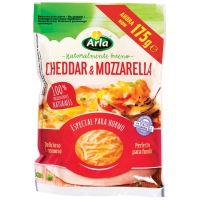 Queso rallado Cheddar & Mozzarella ARLA Especial Horno bolsa 175 g