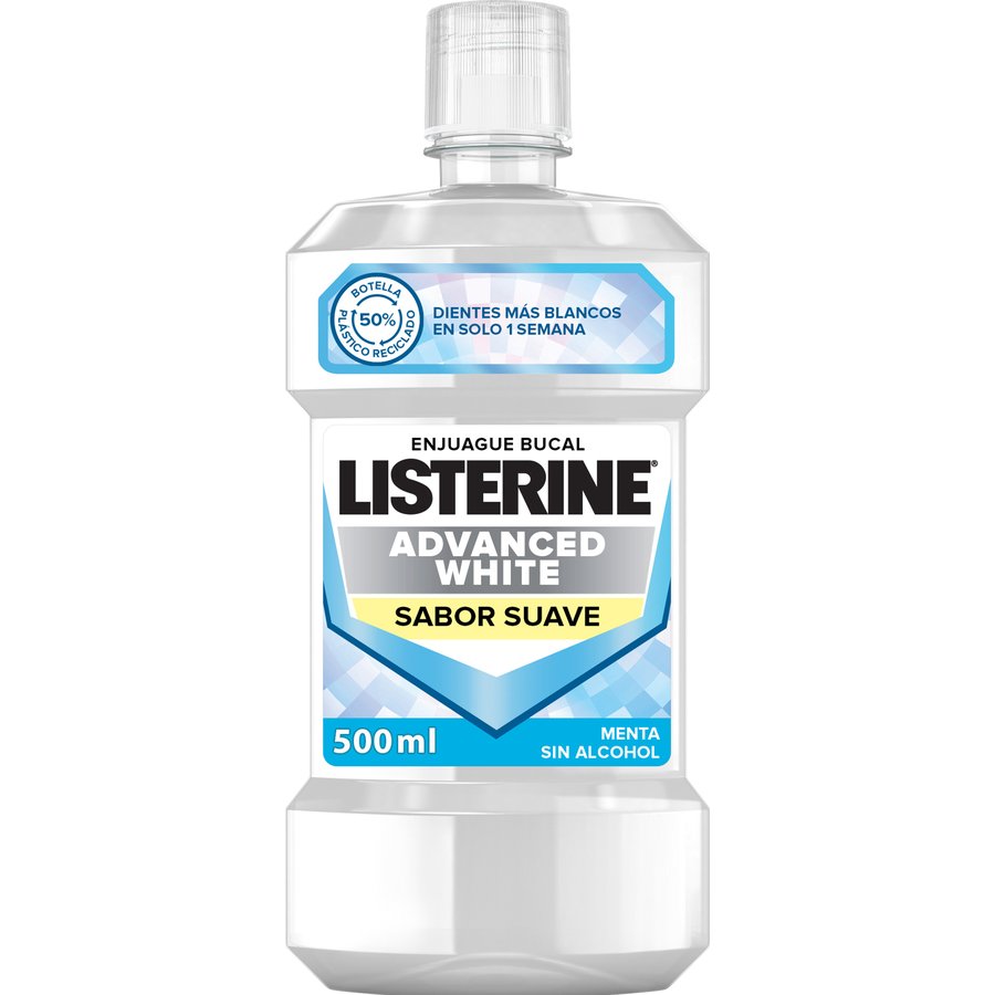 Enjuague bucal LISTERINE blanqueador avanzado 500 ml