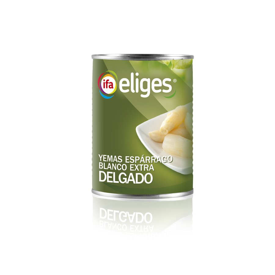 Yemas de espárragos blancos IFA ELIGES lata 135 g pne.