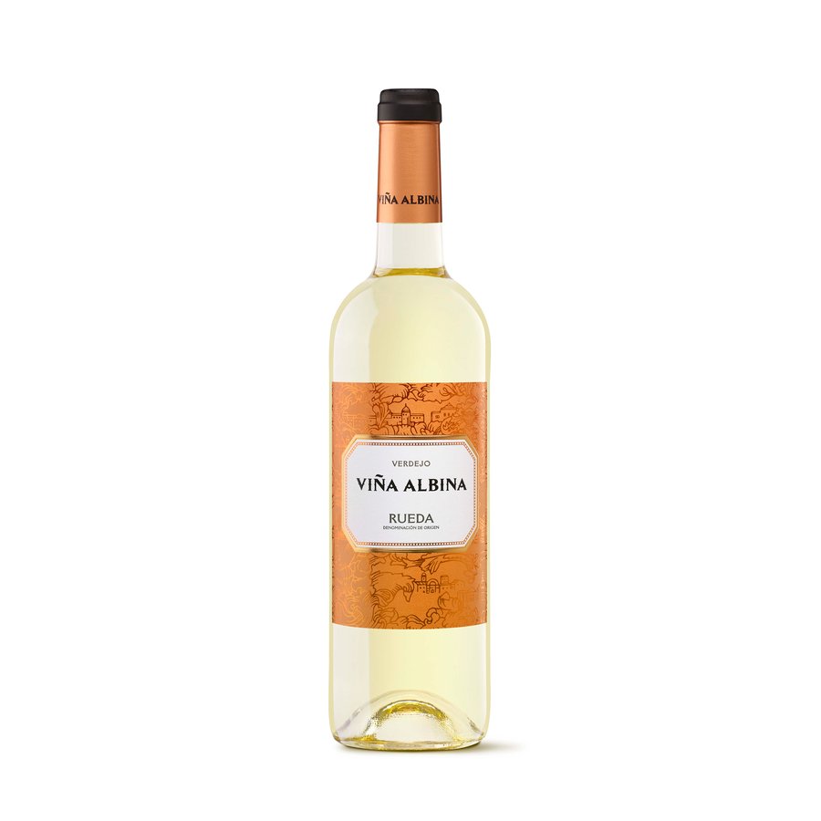 Vino blanco D.O.Rueda VIÑA ALBINA verdejo botella 75 cl