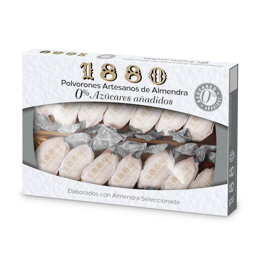Polvorones artesanos 0% azucar añadido 1880 280 g