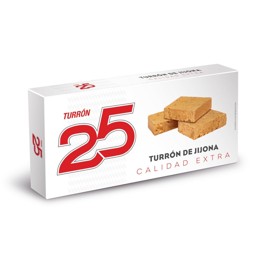 Turrón Jijona 25 extra tableta 200 g