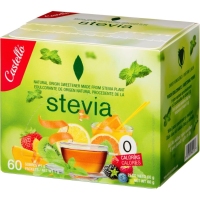 Edulcorante natural stevia CASTELLO 60 sobres