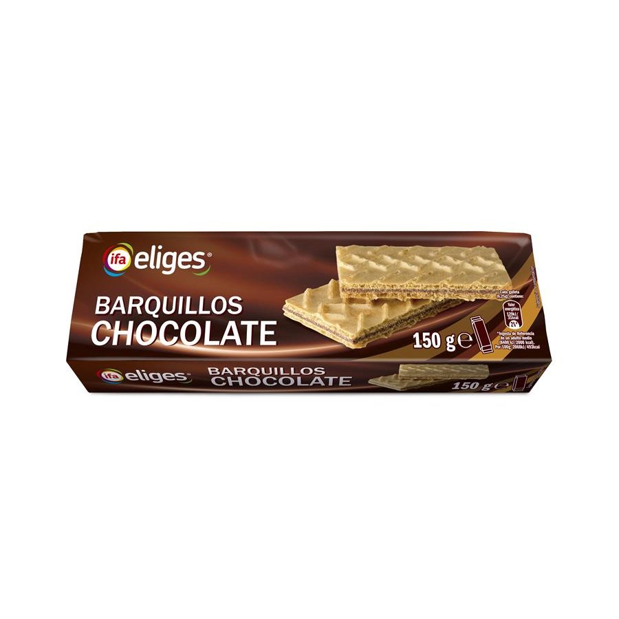 Barquillos IFA ELIGES chocolate 150 g