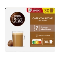 Café cápsulas Nescafé DOLCE GUSTO Café con leite 30 unidades 300 g