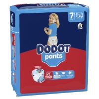 Cueiros aprendizaxe DODOT pants talle 7 23 unidades