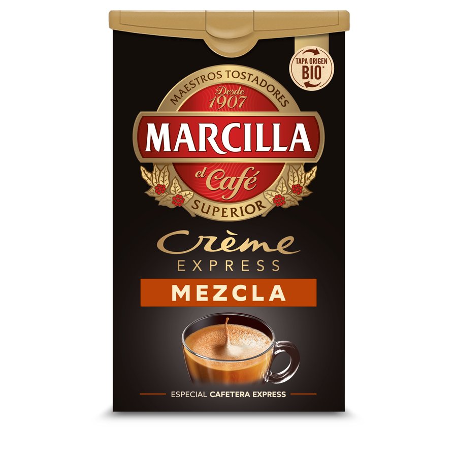Café molido mezcla MARCILLA Creme Express paquete 250 g