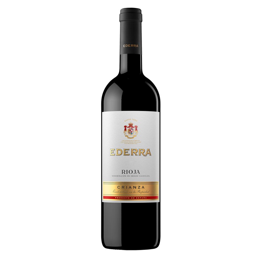 Vino tinto D.O.Ca.Rioja EDERRA Crianza botella 75 cl