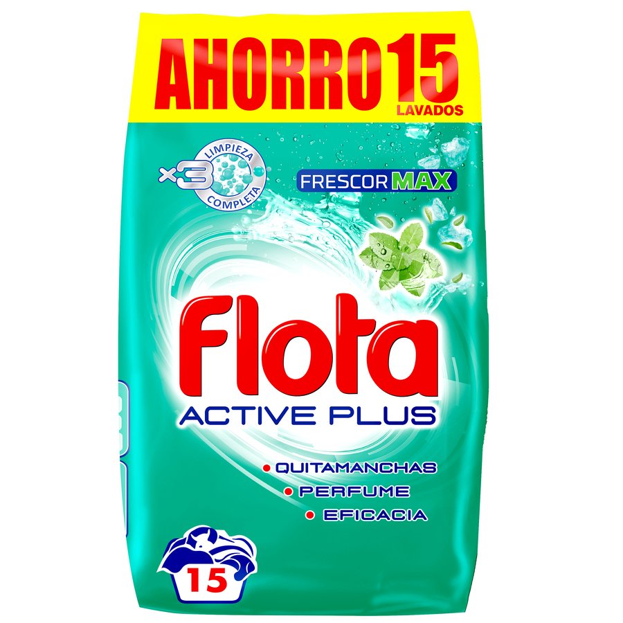 Detergente polvo FLOTA colonia ecobolsa 15 lavados