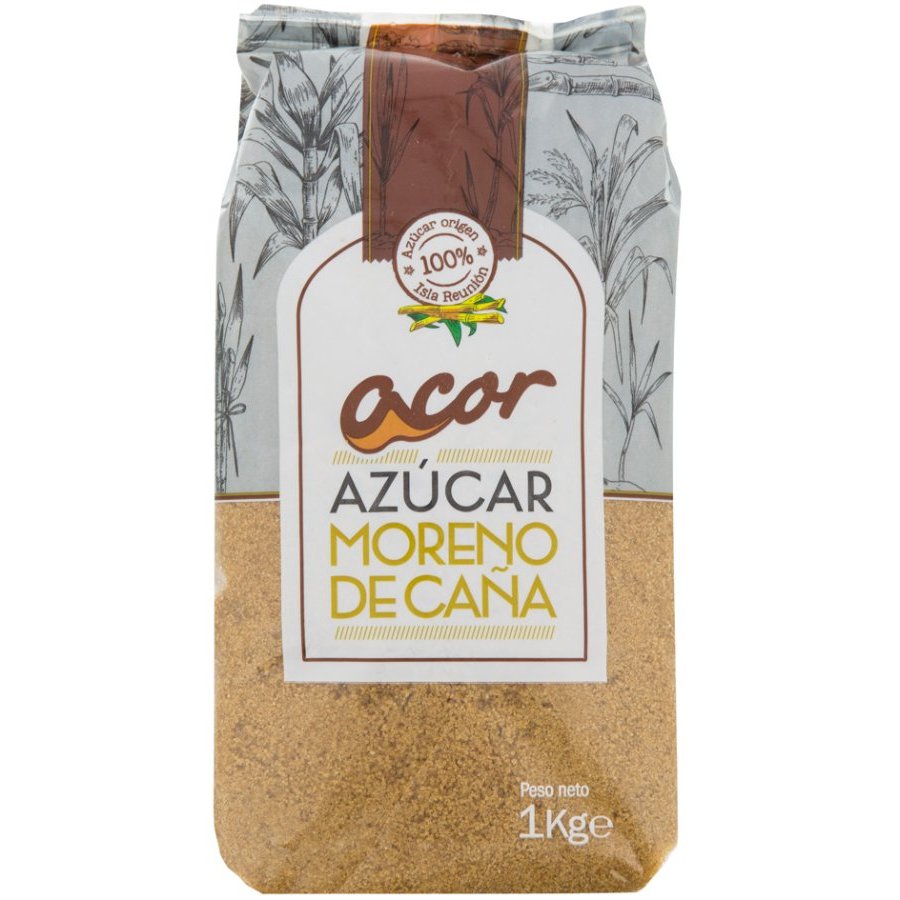 Azúcar moreno de caña ACOR bolsa 1 kg