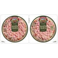 Pizza fresca TARRADELLAS jamón y queso 2x220 g