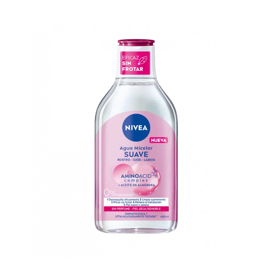 Agua micelar NIVEA suave 400 ml