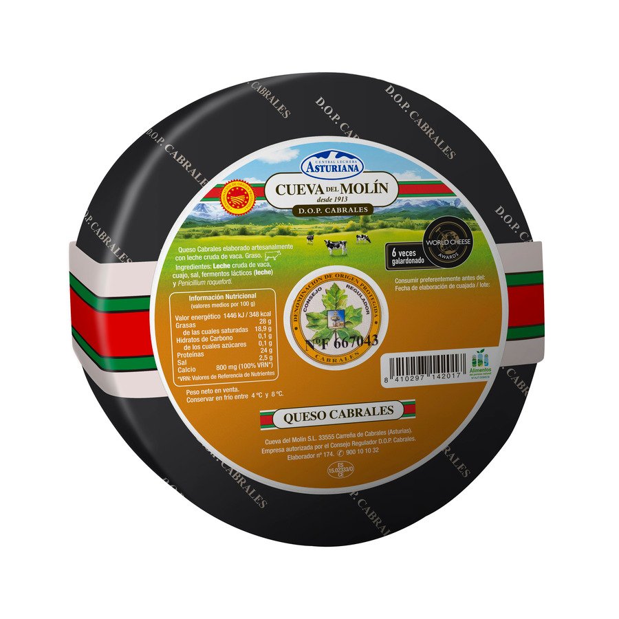 Queso Cabrales ASTURIANA Cueva del Molín kilo