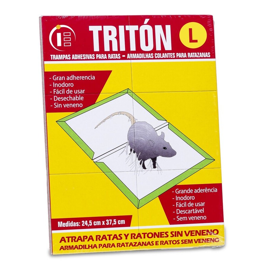 Trampa adhesiva TRITON para ratas y ratones talla L