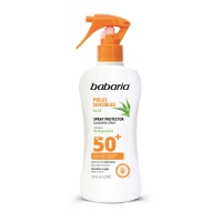 Protector solar BABARIA peles sensibels spf50+ pistola 200 ml