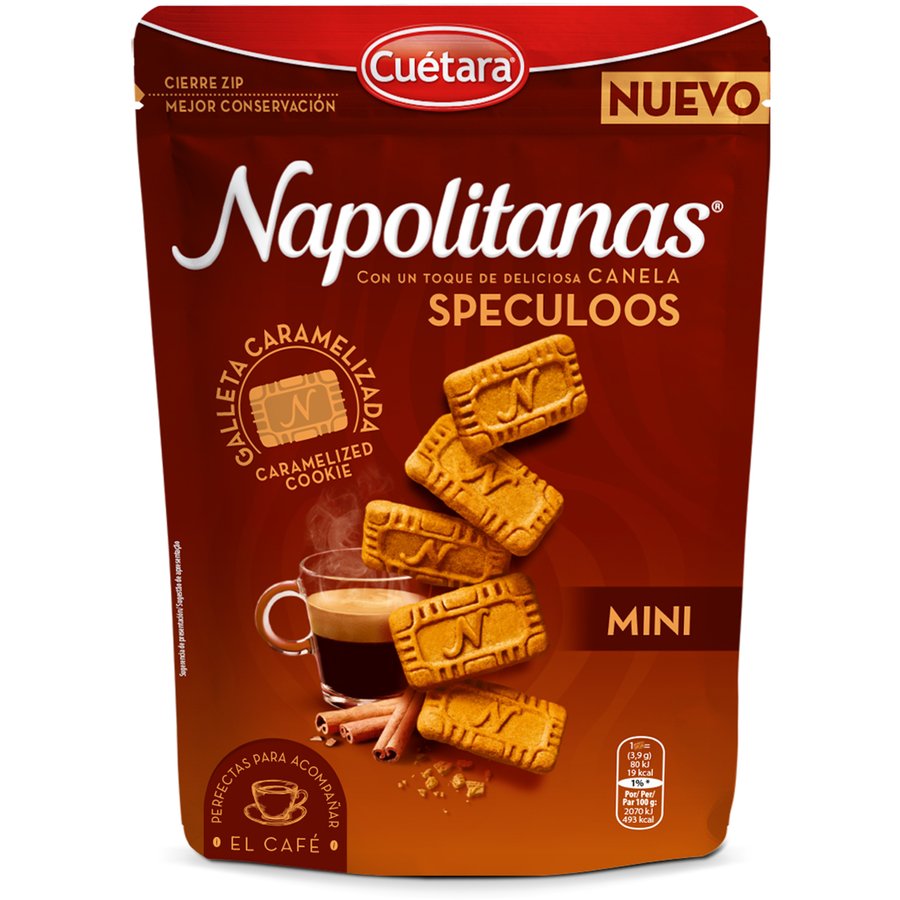 Galletas CUETARA Napolitanas Speculoos 150 g