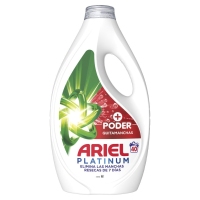 Deterxente líquido ARIEL Platinum + Poder Quitamanchas 40 lavados