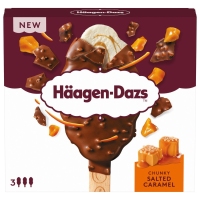 Xeado HAAGEN DAZS Chunky Salted Caramel 3 unidades 250 g