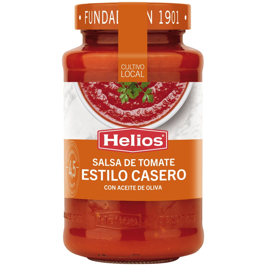 Salsa de tomate HELIOS Estilo Casero frasco 570 g pn.