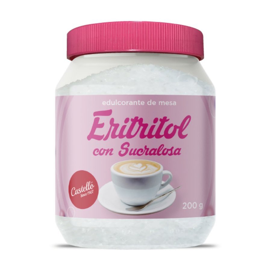 Edulcorante eritritol con sucralosa CASTELLO 200 g