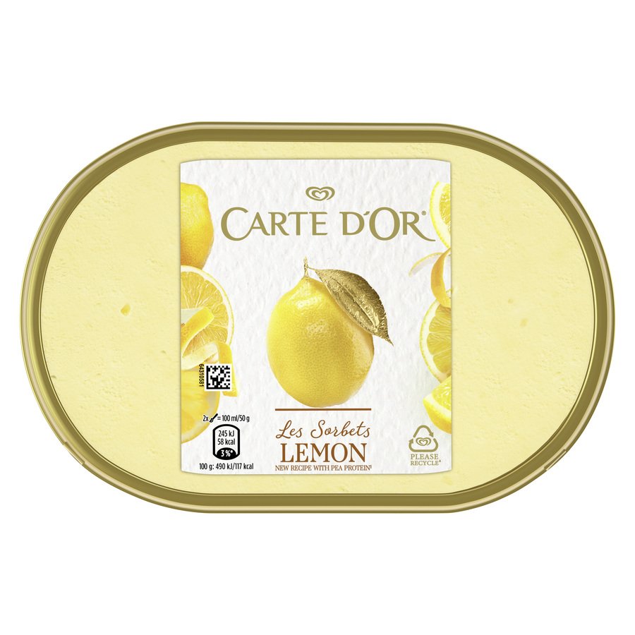 Helado sorbete limón CARTE D'OR 500 g